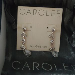 Carolee Crystal Drop Earrings